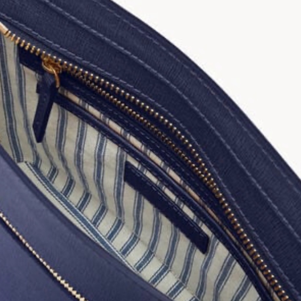 Dooney & Bourke Marine Saffiano Crossbody Bag with Gold Hardware - Picture 3 of 4